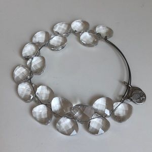Clear beaded bracelet